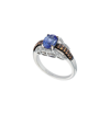 LE VIAN LE VIAN 14K 2.40 CT. TW. DIAMOND & BLUEBERRY TANZANITE RING