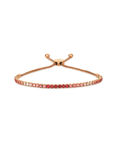 Le Vian ® 14k Strawberry Gold® 2.03 Ct. Tw. Ruby Pink Sapphire Bolo Bracelet