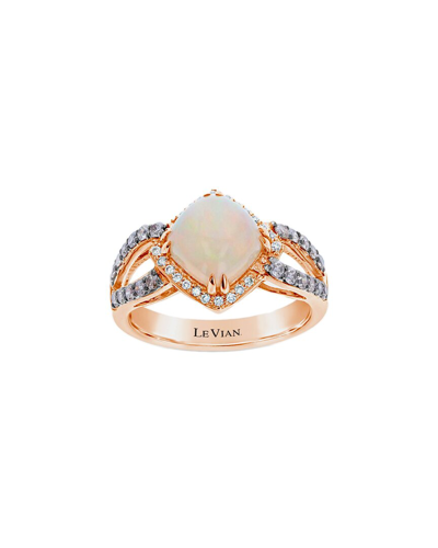 Le Vian ® 14k Strawberry Gold® 1.61 Ct. Tw. Diamond & Opal Ring