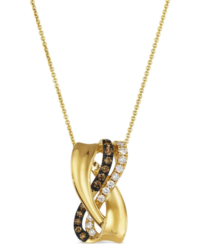 Le Vian ® 14k Honey Gold™ 0.41 Ct. Tw. Diamond Pendant Necklace
