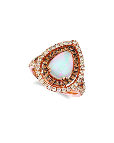 Le Vian ® 14k Strawberry Gold® 2.29 Ct. Tw. Diamond & Opal Ring