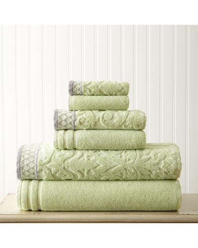 Modern Threads Colonial Home Damask 6pc Towel Set