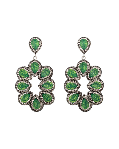 Eye Candy La The Luxe Collection Cz Starburst Tie Earrings