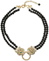 Eye Candy La Agate Leopard Necklace