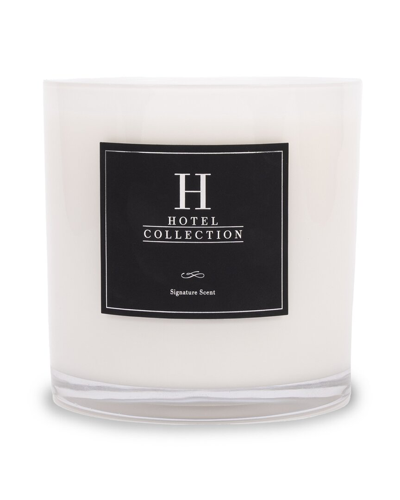 Hotel Collection Deluxe Black Velvet Candle In White