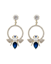 Eye Candy La Luxe Collection Cz Queen Bee Statement Earrings