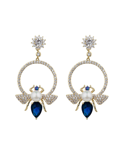 Eye Candy La Luxe Collection Cz Queen Bee Statement Earrings