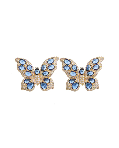 Eye Candy La Luxe Collection 18k Plated Cz Studs