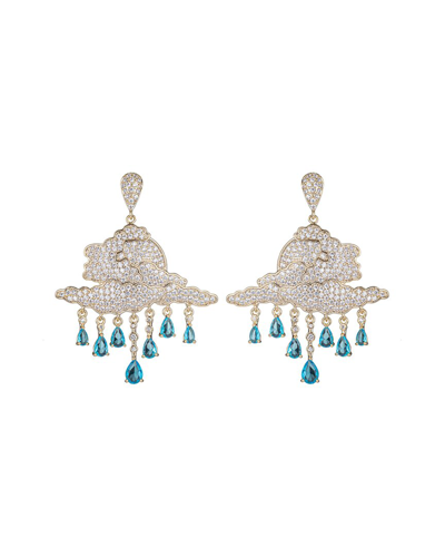 Eye Candy La Cz Emma Rain Cloud Drop Earrings