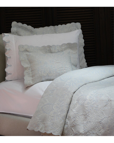 Belle Epoque Sorbet Sham Decorative Pillow In Blue