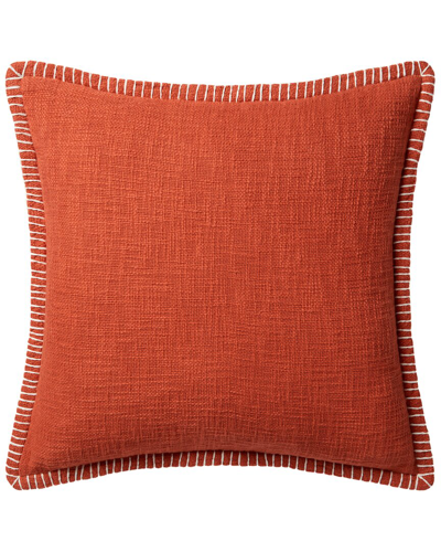 Loloi 22in X 22in Decorative Pillow In Orange