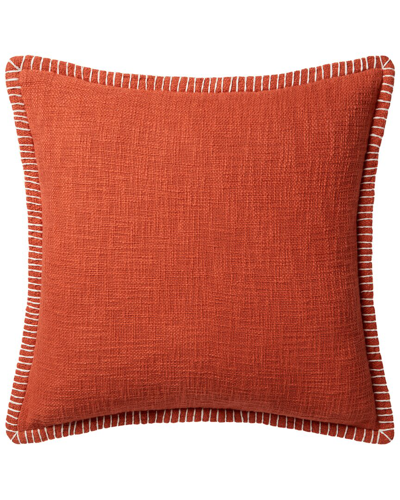 Loloi 22in X 22in Decorative Pillow In Orange