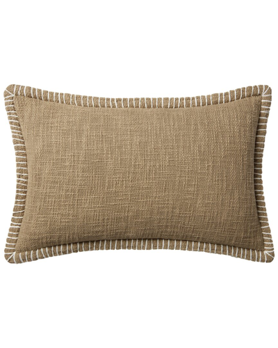 Loloi 13in X 21in Decorative Pillow In Brown