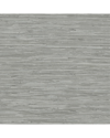 Inhome Sisal Stone Peel & Stick Wallpaper In Grey