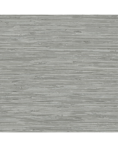 Inhome Sisal Stone Peel & Stick Wallpaper In Grey