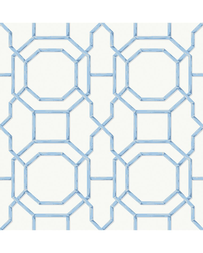 Nuwallpaper Sapphire Sanya Peel & Stick Wallpaper In Blue