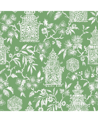 Nuwallpaper Green Danson Peel & Stick Wallpaper