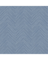 Nuwallpaper Blue Sampson Peel & Stick Wallpaper