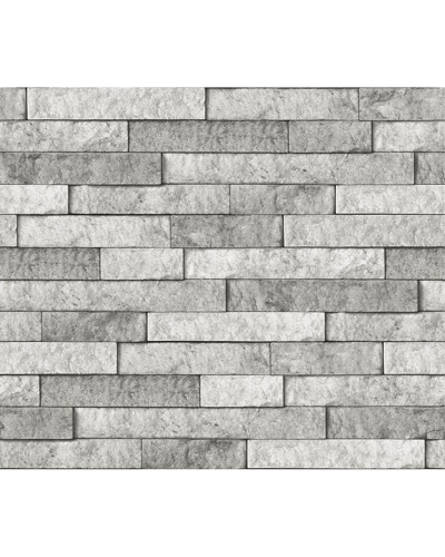 INHOME INHOME GREY STONE PEEL & STICK BACKSPLASH