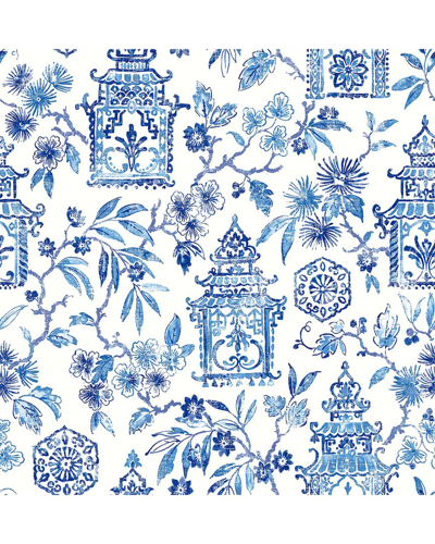 Nuwallpaper Blue Danson Peel & Stick Wallpaper