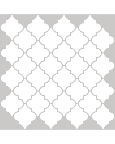 INHOME INHOME QUATREFOIL PEEL & STICK BACKSPLASH TILES SET OF 2