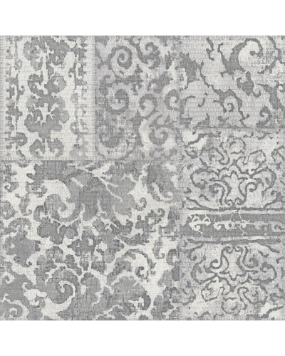 Floorpops Rahele Peel & Stick Floor Tiles Set Of 20 In Grey