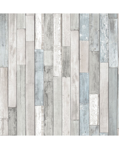 Inhome Weathered Plank Shore Peel & Stick Wallpaper