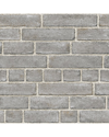 Nuwallpaper Grey Brick Facade Peel & Stick Wallpaper In Grey