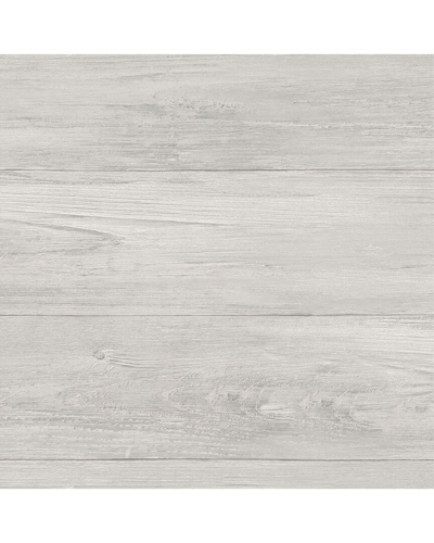 Nuwallpaper Grey Wood Plank Peel & Stick Wallpaper