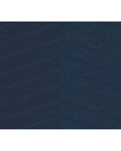 Scott Living Indigo Wayward Peel & Stick Wallpaper In Blue