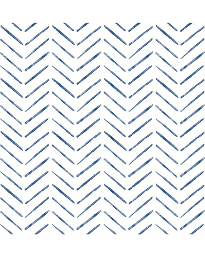 Nuwallpaper Indigo Holden Peel & Stick Wallpaper In Blue