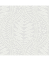 Scott Living Green Foliate Peel & Stick Wallpaper In Grey