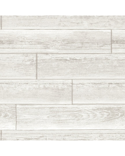 Nuwallpaper Serene Cream Peel & Stick Wallpaper In White
