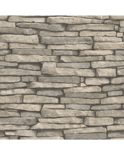 INHOME INHOME HICKORY CREEK STONE PEEL & STICK WALLPAPER