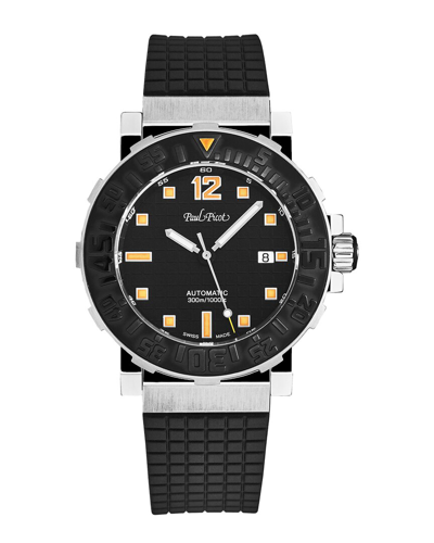 Paul Picot C-type Mens Automatic Watch P4118.sngnn3010 In Black