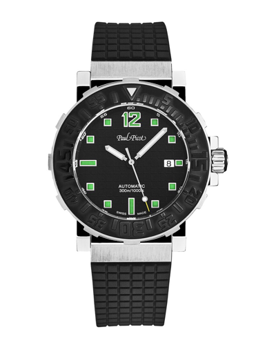 Paul Picot C-type Mens Automatic Watch P4118.sngnn3016 In Black