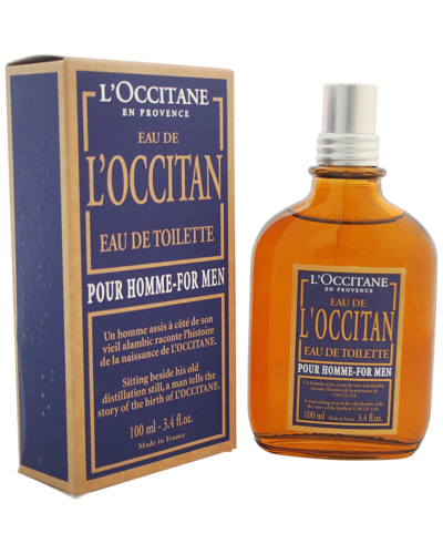 L'occitane Men's 3.4oz Eau De Toilette Spray In Neutral