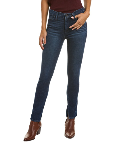 Hudson Jeans Nico Mid-rise Fossil Super Skinny Jean In Blue