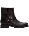 Frye Natalie Leather Short Engineer Boots