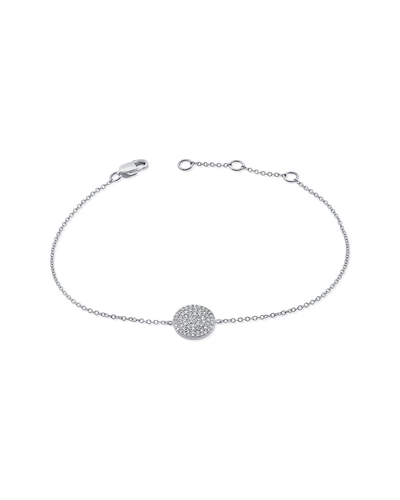 Sabrina Designs 14k 0.18 Ct. Tw. Diamond Disc Bracelet In White