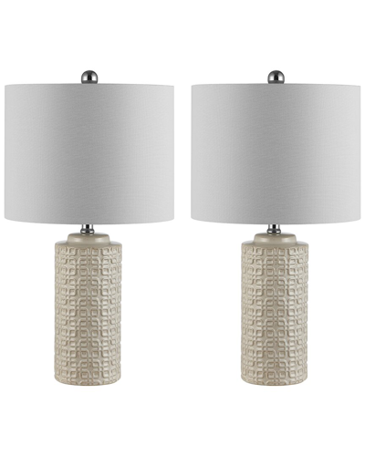 Safavieh Artef Table Lamp In Ivory