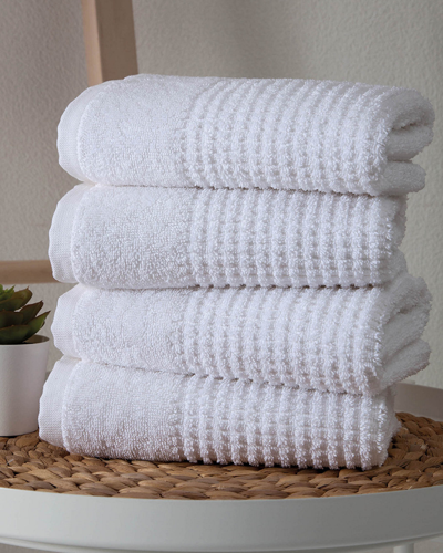 Ozan Premium Home Sorano Collection 4pc Turkish Cotton Hand Towel Set