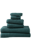 OZAN PREMIUM HOME OZAN PREMIUM HOME SORANO COLLECTION 6PC TURKISH COTTON TOWEL SET