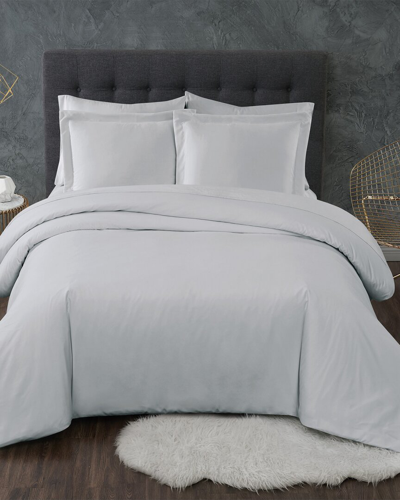 Truly Calm Antimicrobial Grey 3pc Duvet Set