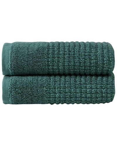 Ozan Premium Home Sorano 2pc Hand Towel In Green