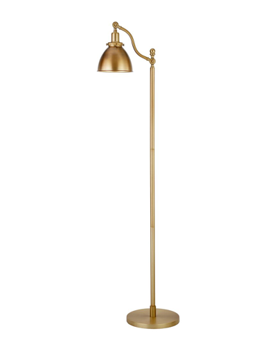 Abraham + Ivy Beverly Brass Finish Floor Lamp In Gold