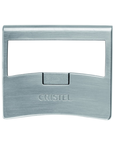 Cristel Mutine Satin Stainless Steel Removable Handle Side Handle In Silver