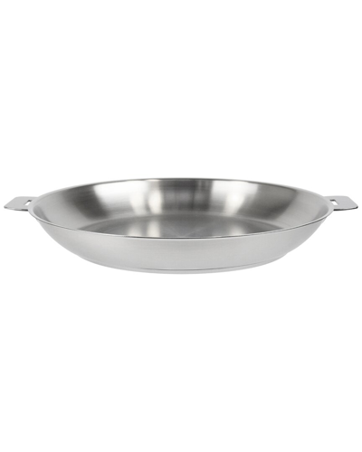 Cristel Mutine Satin 11in Fry Pan With Removable Handle Handle In Silver