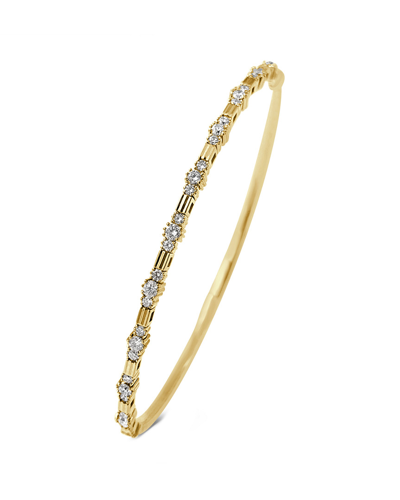 Sabrina Designs 14k 0.76 Ct. Tw. Diamond Flexible Bangle Bracelet