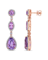 Rina Limor 10k 8.65 Ct. Tw. Diamond & Gemstone Earrings